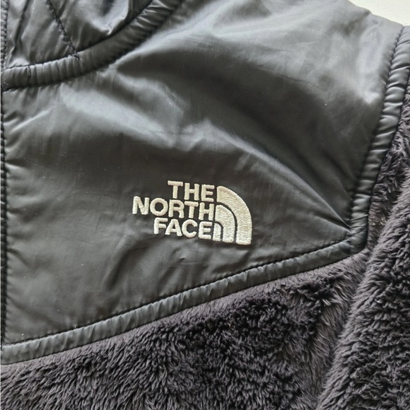 The North Face Fleece Hoodie Jacket Women S Black Full Zip Logo Cozy Excellent - Picture 5 of 14